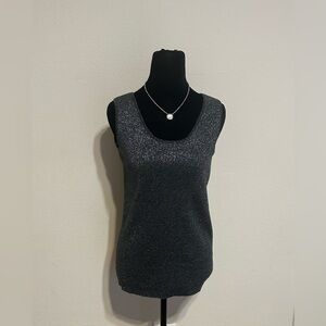 Calvin Klein Black Sparkle Tank Top